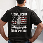 8MH. Proud Veteran Dad (tee) mk2