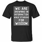 We Are Drowning Shirt, Black, Unisex T-Shirt