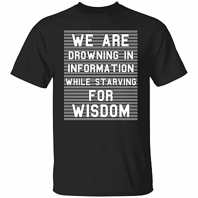 We Are Drowning Shirt, Black, Unisex T-Shirt