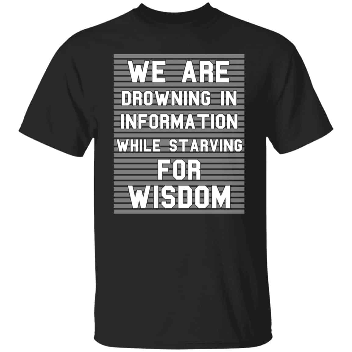We Are Drowning Shirt, Black, Unisex T-Shirt