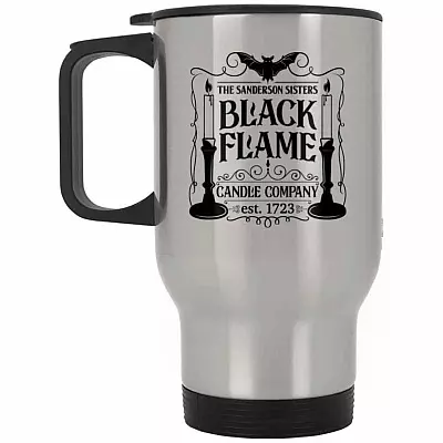 14 oz. Silver Travel Mug