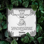 Personalized Name to My Shieldmaiden if I Had to Choose Between Loving You Love Knot Pendant Necklace Personalized Name to My Shieldmaiden if I Had to Choose Between Loving You Love Knot Pendant Necklace