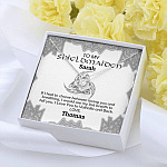 Personalized Name to My Shieldmaiden if I Had to Choose Between Loving You Love Knot Pendant Necklace Personalized Name to My Shieldmaiden if I Had to Choose Between Loving You Love Knot Pendant Necklace