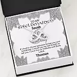 Personalized Name to My Shieldmaiden if I Had to Choose Between Loving You Infinity Pendant Necklace