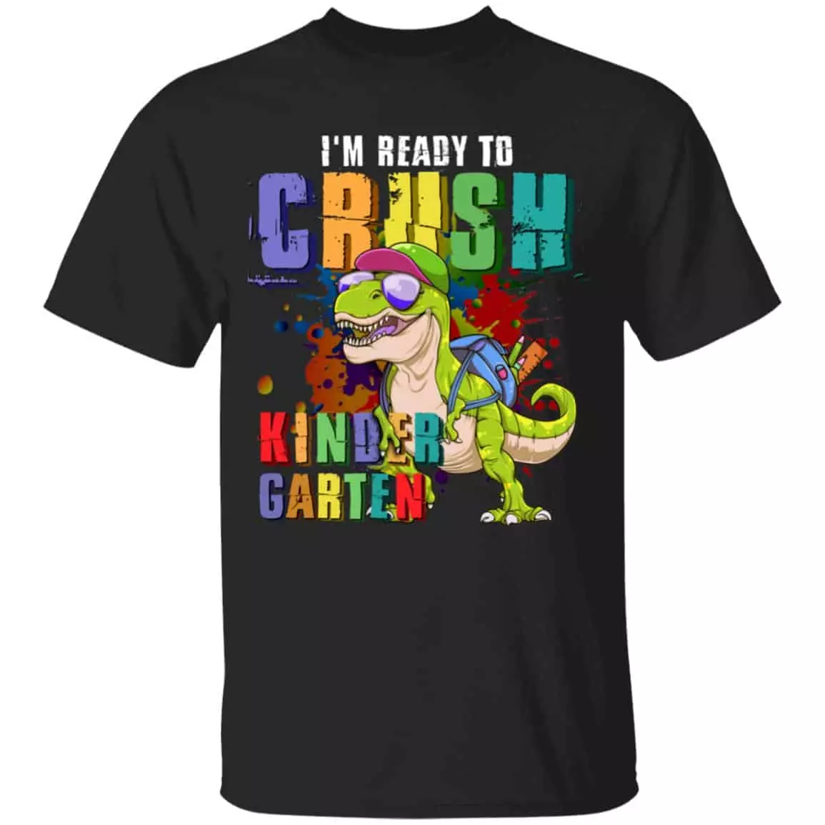 I'm Ready To Crush Kindergarten Youth Kid T-Shirt, Black, Youth T-Shirt