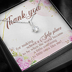 Teacher Thank You For Making School A Safe Place To Be When The World Became A Little Confusing Alluring Beauty Necklace