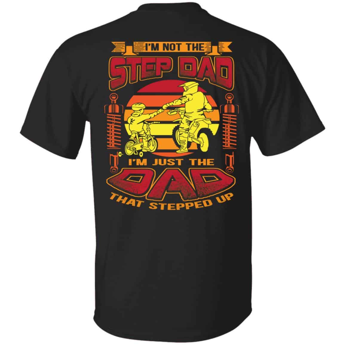 Step Dad Shirt, Black, Unisex T-Shirt