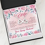 To My Wife How Can I Properly Thank The Person Who Always Brings The Best Out Of Me Infinity Heart Pendant Necklace