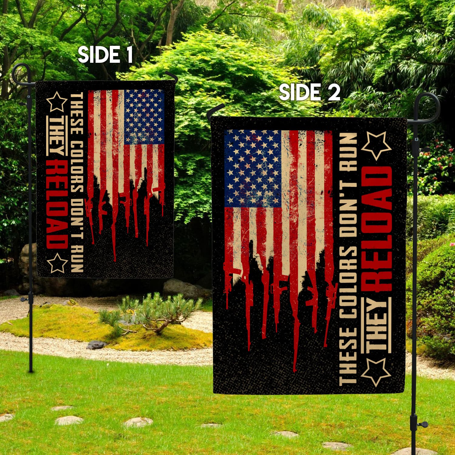 30x40 Garden Flag Mockup 2 Side