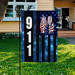 4KT. 911 Never Forget 30x40-Side 1 Garden Flag Mockup 3