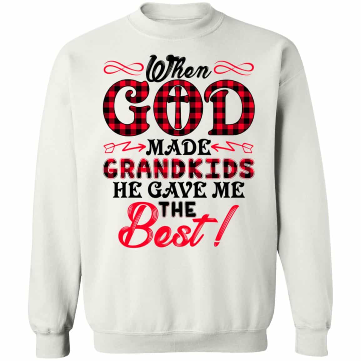 god sweatshirt, White, Sweatshirt