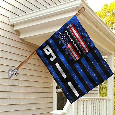 911 Never Forget In Memory of Firefighter Police EMT American Liberty Statue Garden Flag - Wall House Flag