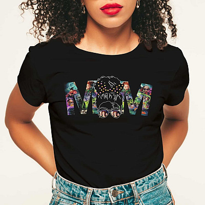 Alternative view of Hocus Pocus Mom Life T-Shirt - Mom Life Three Witches T-Shirt - Mom Life Sanderson T-Sisters