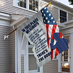 5KNG. Salute Our Flag 30x40 SIDE 1 House Flag Mockup 6