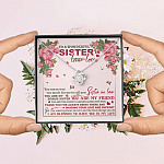 To A Wonderful Sister In Law I Am Blessed To Have You In My Life Love Knot Necklace - Sister In Law Gifts