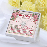 To A Wonderful Sister In Law I Am Blessed To Have You In My Life Love Knot Necklace - Sister In Law Gifts