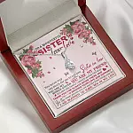 To A Wonderful Sister In Law I Am Blessed To Have You In My Life Alluring Beauty Necklace Sister In Law Gifts