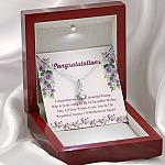 Congratulations Wonderful Journey Of Motherhood Ahead Mama To Be Alluring Beauty Necklace - Mom To Be Gifts