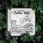 To My Future Wife The Day I Met You My Life Change Love Knot Necklace - Gifts For Girlfriend Fiance