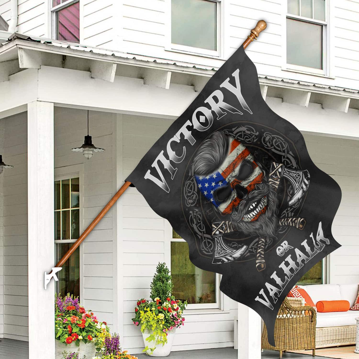 30x40 House Flag Mockup 7