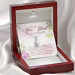 To My New Mom On My Wedding Day The Day Of The Wedding Our Families Will Blend Alluring Beauty Necklace
