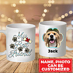 Personalized Photo My Best Friend Pet Double-Sided Ceramic Coffee Mug - Beer Stein - Water Bottle