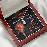 Personalized Name To My Daughter Whenever You Feel Overwhelmed Remember To Pray On It Alluring Pendant Necklace