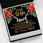 To My Wife How Can I Properly Thank the Person Who Always Bring the Best Scripted Love Pendant Necklace