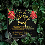 To My Wife How Can I Properly Thank the Person Who Always Bring the Best Scripted Love Pendant Necklace