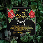 To My Wife How Can I Properly Thank the Person Who Always Bring the Best Scripted Love Pendant Necklace