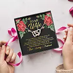 To My Wife How Can I Properly Thank the Person Who Always Bring the Best Interlocking Hearts Pendant Necklace