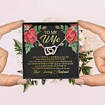 To My Wife How Can I Properly Thank the Person Who Always Bring the Best Interlocking Hearts Pendant Necklace