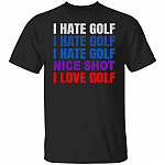 golf tee, Black, Unisex T-Shirt golf tee, Black, Unisex T-Shirt