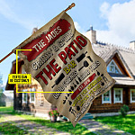 Personalized Name Chillin' n Grillin' The Patio Bar Welcome Barbeque Grilling Custom Garden Flag - House Flag