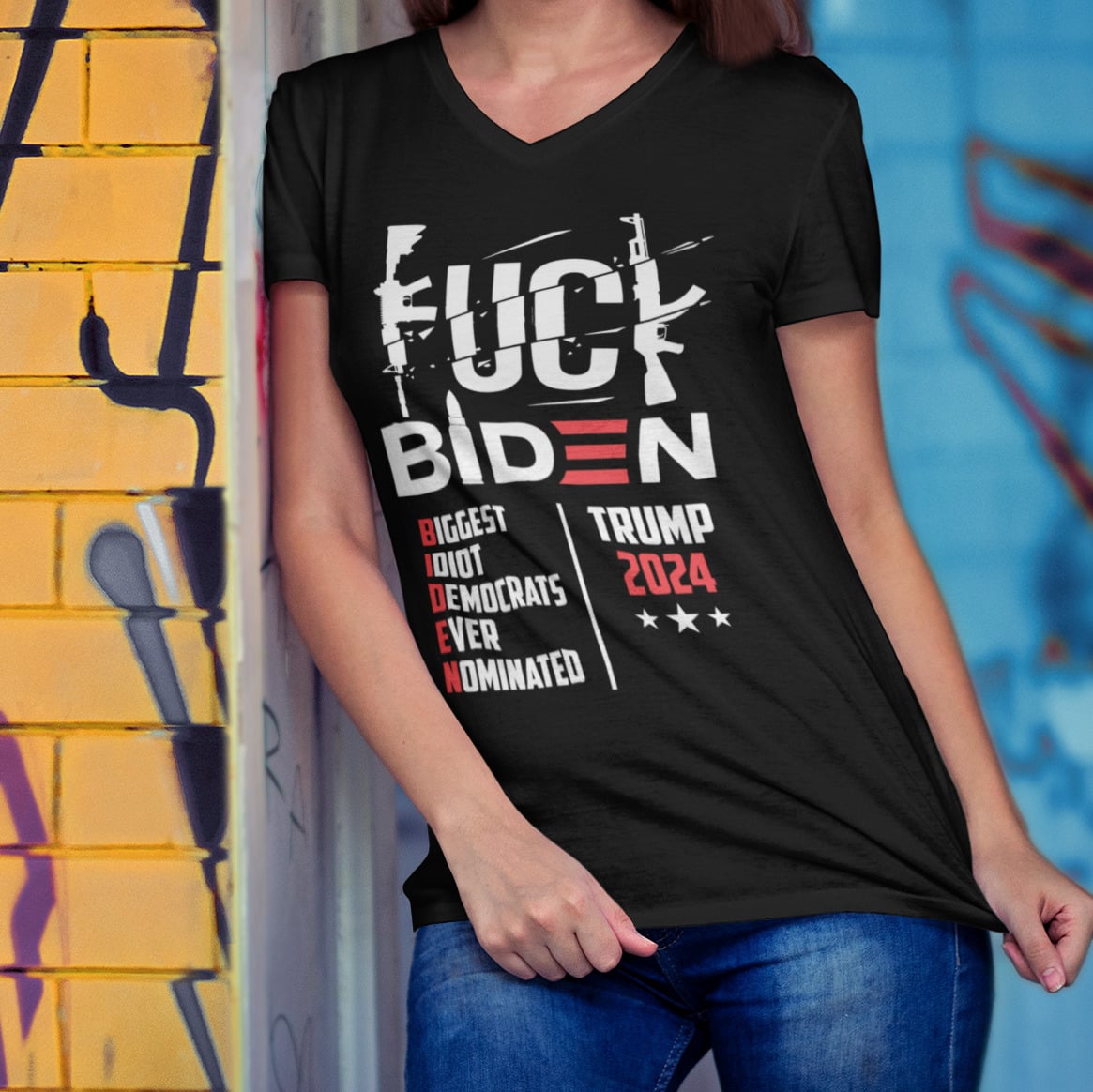 8HV. Fuck Biden Tee mk2