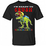 Ready To Crush T rex youth tee, Black, Youth T-Shirt