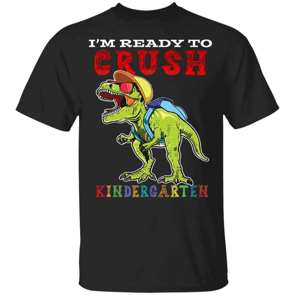 Ready To Crush T rex youth tee, Black, Youth T-Shirt