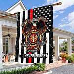 10HV. 343 Never Forget(side 1) House Flag Mockup 3