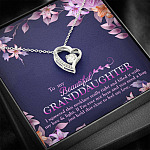 To My Beautiful Granddaughter I Squeezed This Necklace Really Tight and Fill With My Love Forever Love Necklace