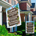 1KNG. Friends welcome_30x40 Garden & House Mockup 2