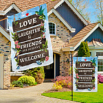 1KNG. Friends welcome_30x40 Garden & House Mockup 3