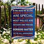 16 HG. In This House Our Flag Garden Flag Mockup 6