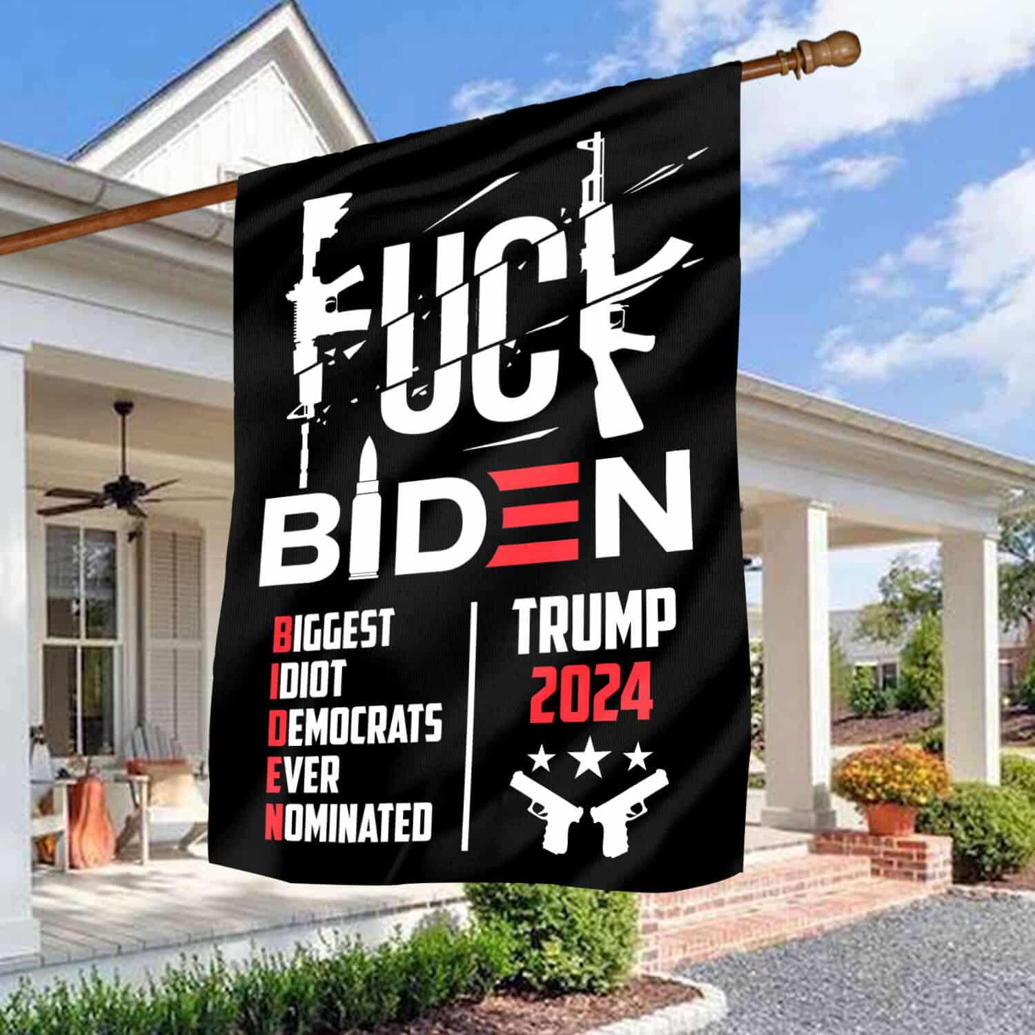 30x40 House Flag Mockup 3