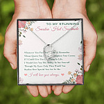 To My Stunning Smokin' Hot Soulmate Whenever You Feel Overwhelmed Forever Love Heart Pendant Necklace