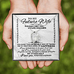 Future Wife Necklace to My Future Wife the Day I Met You My Life Changed Forever Love Pendant Necklace