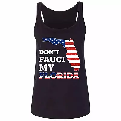 florida, Black, Ladies Tank Top