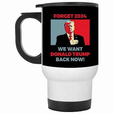 14 oz. White Travel Mug