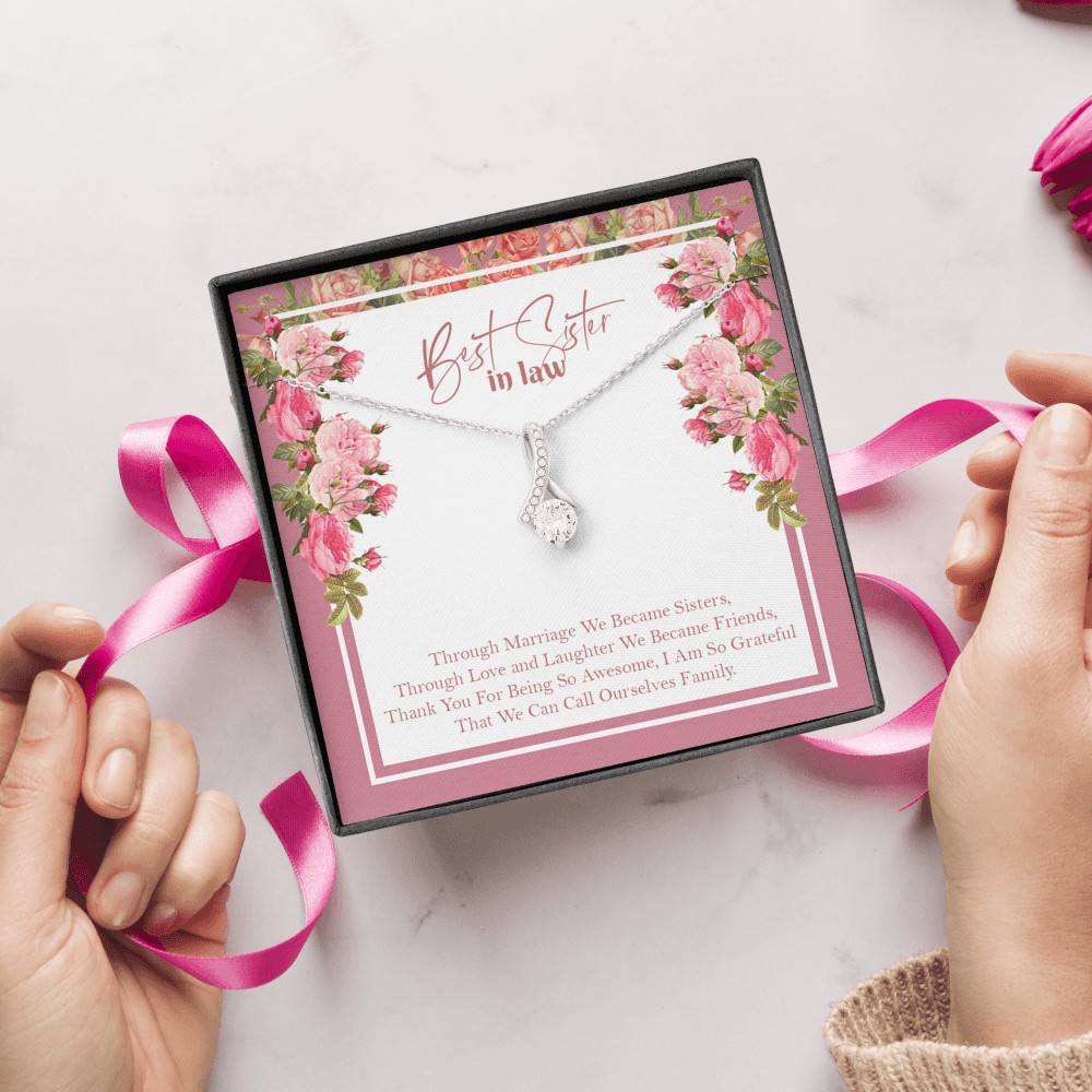 Best Sister In Law We Can Call Ourselves Family Alluring Beauty Necklace - Best Sister In Law Jewelry Gifts
