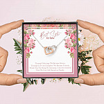 Best Sister In Law We Can Call Ourselves Family Interlocking Hearts Pendant Necklace - Sister In Law Gifts