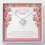 Best Sister In Law We Can Call Ourselves Family Love Knot Necklace - Best Sister In Law Jewelry Gifts - Love Knot Necklace
